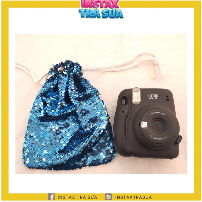 TÚI DA PU, TÚI RÚT ĐỰNG MÁY ẢNH INSTAX MINI (CAMERA BAG)