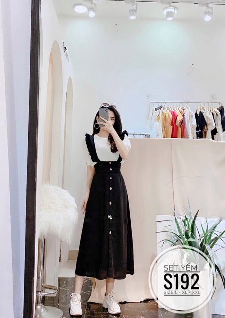 Bigsize Set yếm S192 | BigBuy360 - bigbuy360.vn