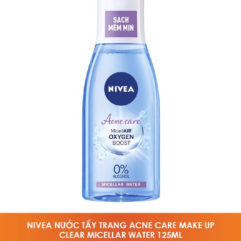 Nước tẩy trang Nivea cho da mụn Acne Care Makeup Clear Micellar Water