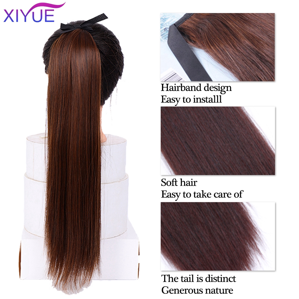 Tóc Giả Nữ Đuôi Ngựa Màu Nâu / Đen