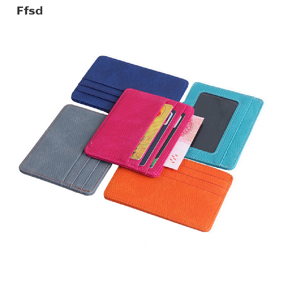 {Ffsd} Ví Da Nhiều Ngăn Đựng Thẻ Đa Năng Họa Tiết Thằn Lằn Thời Trang Doanh Nhân Cho Nam Và Nữ Bán Chạy