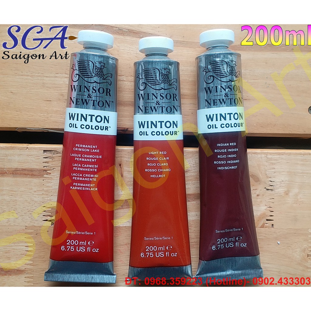 Sơn dầu Winsor & Newton dòng WINTON tuýp lớn 200ml