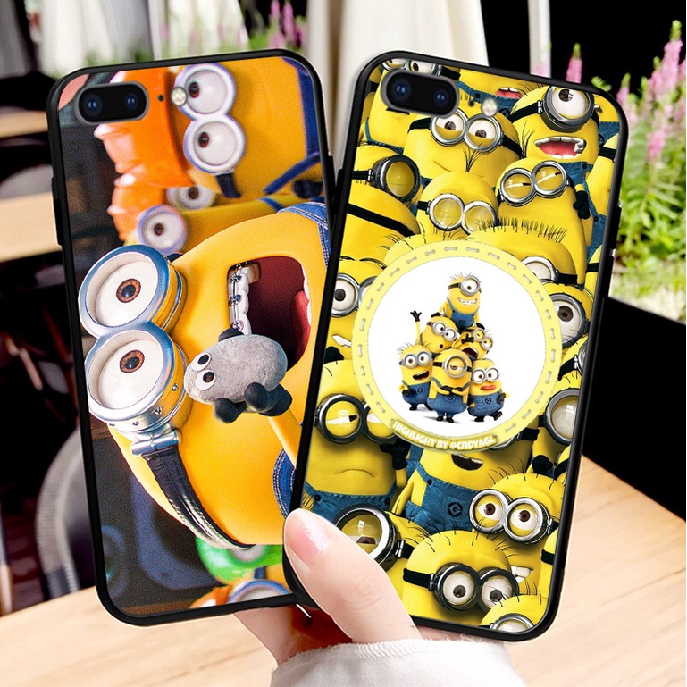 Ốp Iphone 7 / 8 plus in hình minion  dễ thương , kẻ cắp mặt trăng phong cách đẹp  vui nhộn đáng yêu