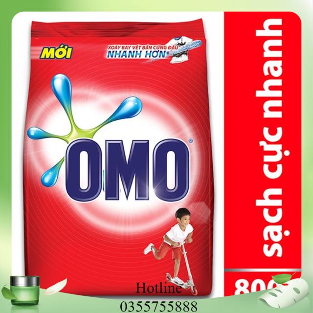 Bột Giặt OMO Đỏ 800g