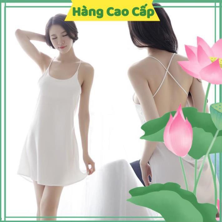 Đầm Ngủ Dễ Thương Đầm ngủ phi lụa hai dây cao cấp | BigBuy360 - bigbuy360.vn