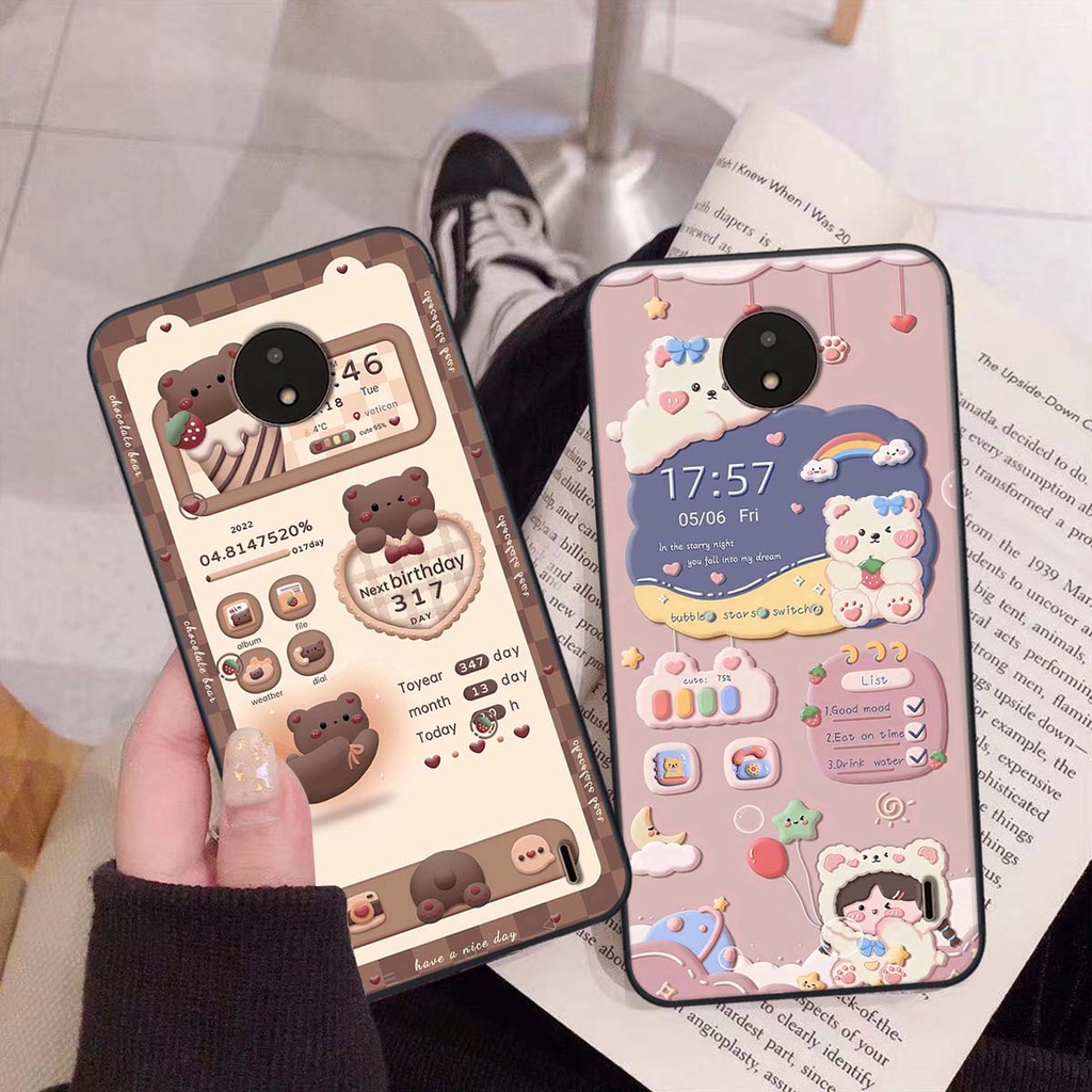 Ốp lưng nokia C20 hình 3D gấu bear, thỏ cute hình nền đẹp: Trang trí điện thoại Nokia C20 của bạn với ốp lưng hình 3D gấu bear, thỏ cute, kết hợp với hình nền đẹp mắt. Chiếc điện thoại của bạn sẽ trở nên dễ thương và thu hút hơn, để bạn luôn đi đôi với chiếc điện thoại của mình một cách thật phong cách.