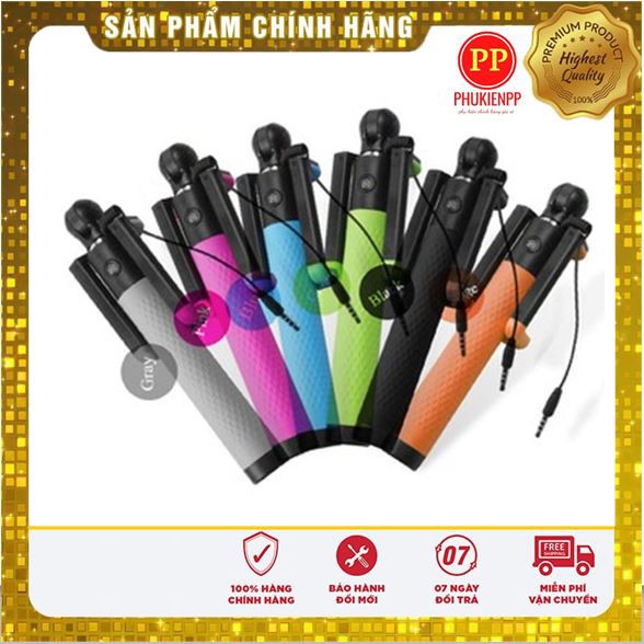 Gậy Chụp Hình Tự Sướng Selfie Stick Compact D12s hợp kim nhôm dài 80cm tương thích với tất cả các thiết bị