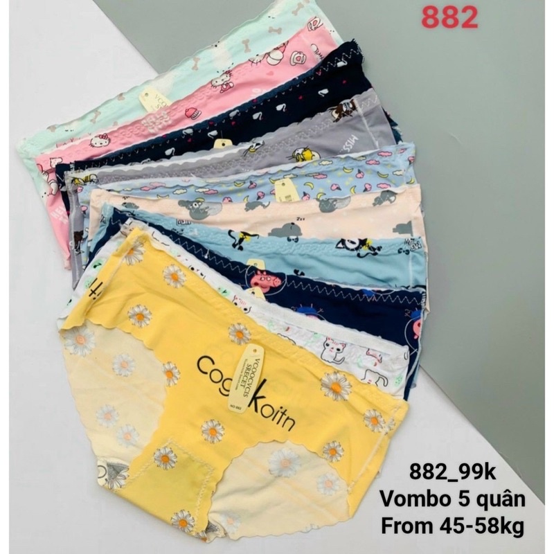Quần Lót Su Nữ SAM SAM Điều Hòa Cao Cấp Cắt Không Viền Siêu Mát Siêu Bền Free Size Cho Nàng 40-60kg SAM SAM