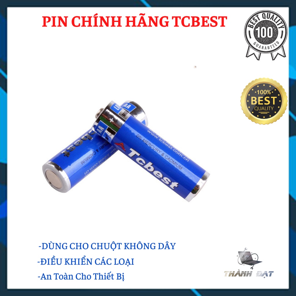 Pin Tcbest1,5v chất lượng cao,Dùng Cho Chuột Không Dây,Điều khiển Từ Xa ,An Toàn Cho Thiết Bị ,mới 100% dùng siêu bền