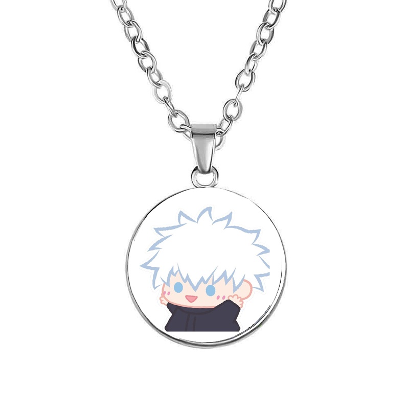 Vòng cổ in hình nhân vật JUJUTSU KAISEN VER TẬP THỂ DỤC  anime chibi xinh xắn quà tặng độc đáo