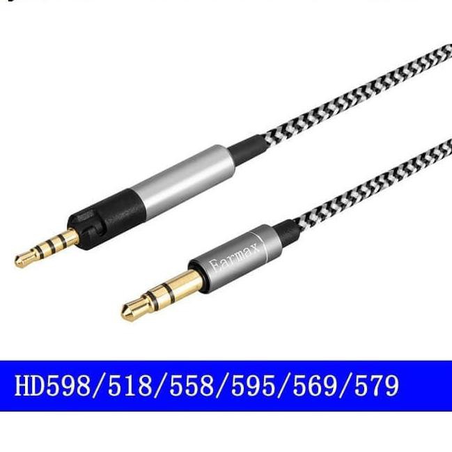 Dây Cáp Tai Nghe Sennheiser Hd558 Hd518 Hd599 Hd595 Hd598 Hd579