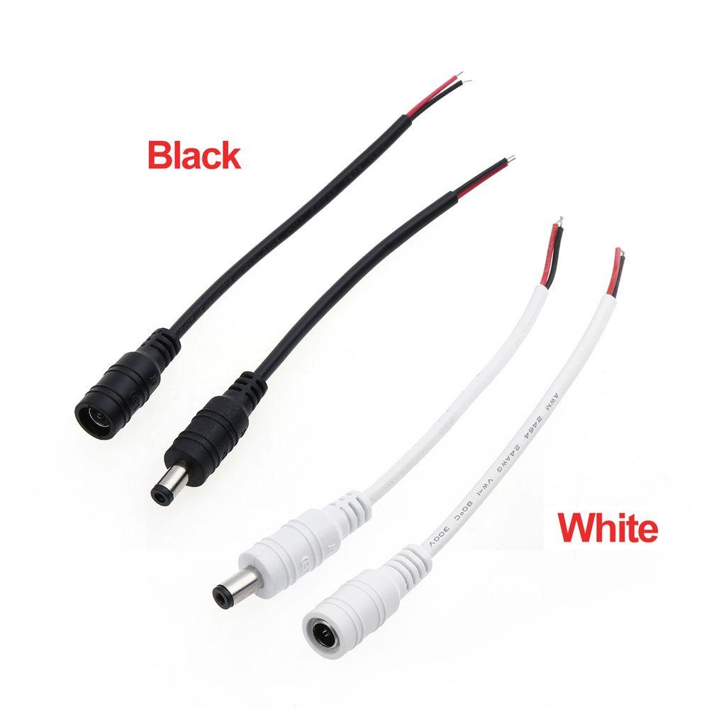 1 / 5 Cặp Dây Cáp Nối Nguồn DC 12V