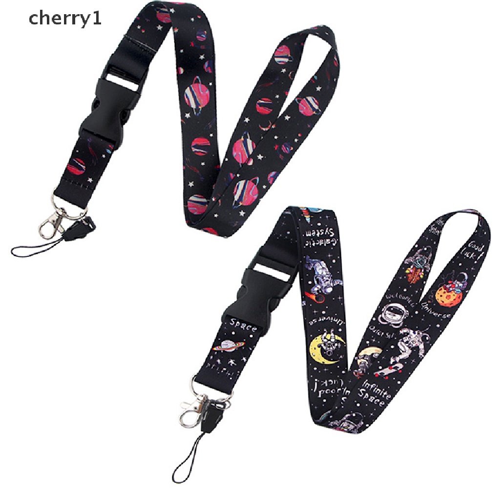 [cherry1] Dây Móc Khóa / Điện Thoại Họa Tiết Phi Hành Gia