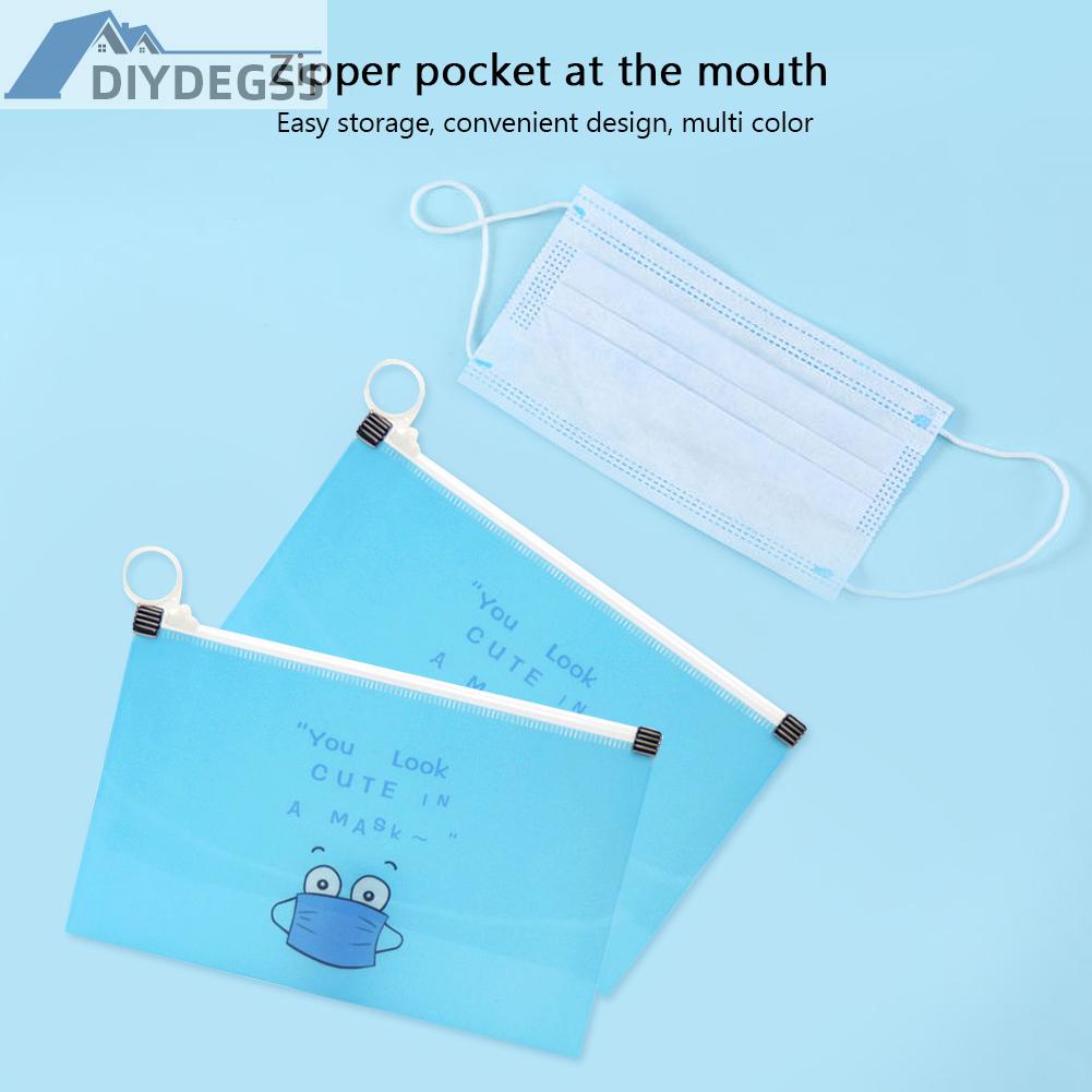 Set 8 túi đựng khẩu trang chống bụi có khóa kéo tiện dụng
 | BigBuy360 - bigbuy360.vn