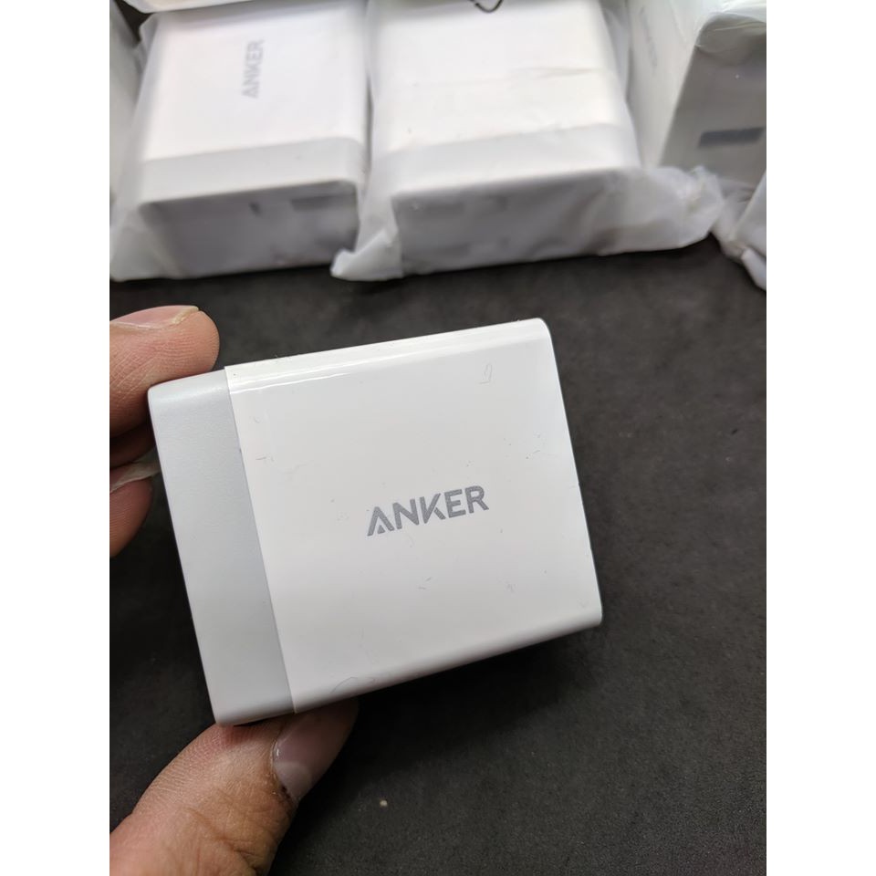 Sạc ANKER PowerPort+1 cổng 18w Quick Charge 3.0 - A2013 - Hàng No Box - Bảo hành 18 Tháng