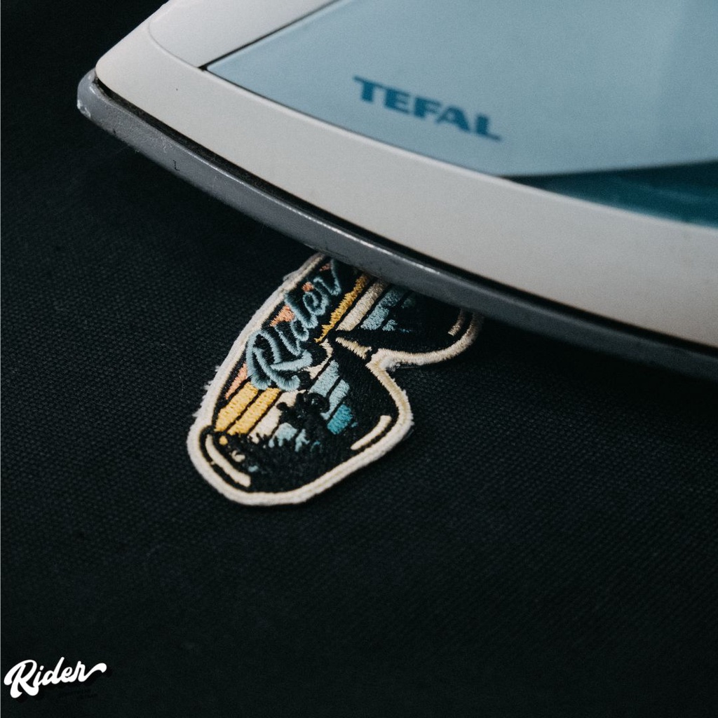 Miếng patch VẢI THÊU ủi lên quần áo túi các loại - Rider Streetwear - Cắm trại, dã ngoại