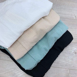 sét đũi cổ vuông tay bồng