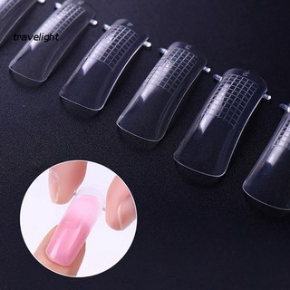 Sale 69% Set 100 móng giả nối dài hỗ trợ làm móng đắp gel UV, As pictures show Giá gốc 39000đ- 20F36