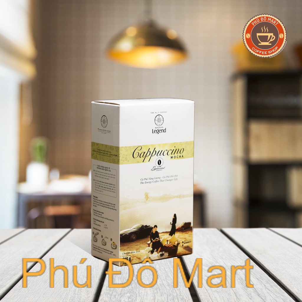 ( Combo 06 Hộp ) Cà Phê Sữa Hòa Tan Trung Nguyên Legend Cappuccino vị Mocha / Hazenut / Coconut