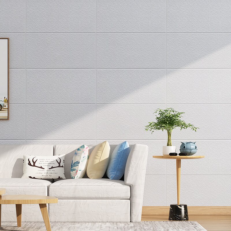 Miếng Dán Tường Bằng Xốp Giả Gạch 3D Mềm Mịn Chống Thấm Nước Trang Trí Nội Thất