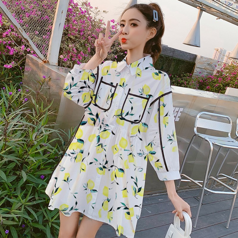 đầm hoa babydoll ulzzang/áo giấu quần đủ size 50-100kg | BigBuy360 - bigbuy360.vn