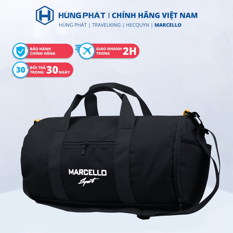 [Mã LT50 giảm 50k đơn 250k] MARCELLO - Túi trống tập gym Túi du lịch thời trang size lớn có ngăn để giày đa năng T100