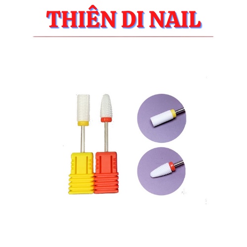 Đầu mài sứ không nóng - không phạm da tay Thiên Di Nail