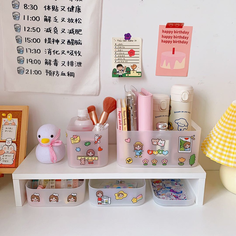 Kệ Để Đồ Decor 💗FREESHIP💗 Kệ Để Máy Tính - Sách Lắp Ghép