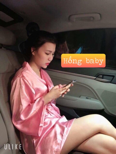 Áo choàng phi lụa sexy