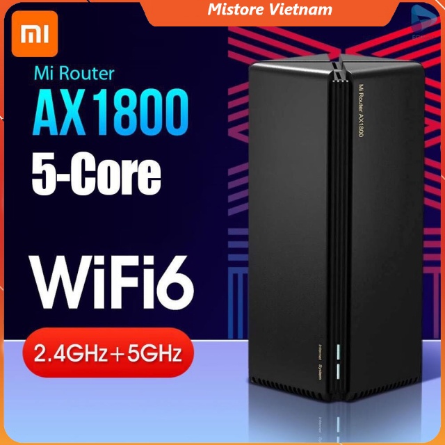 Router wifi Xiaomi 5G AX1800 - hỗ trợ Mesh - Wifi 6