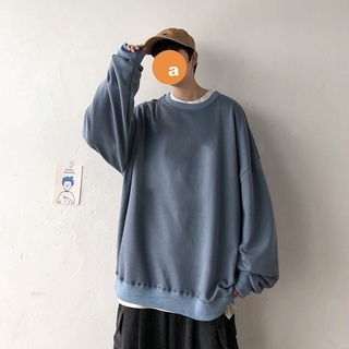 Áo nỉ bông unisex form suông size lớn M-3XL (45kg đến 80kg, 90kg), áo sweater nam bigsize nhiều màu