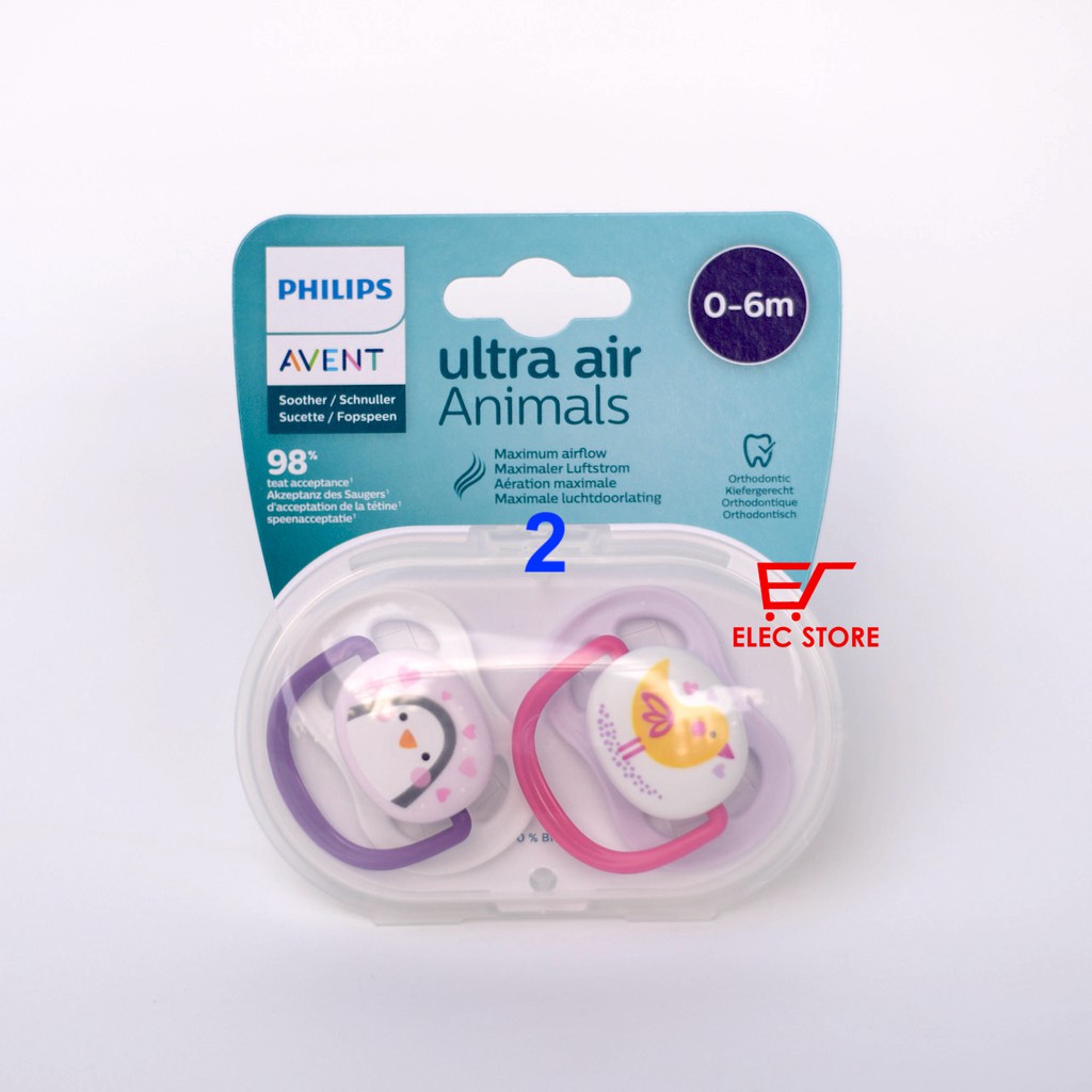 [Mới] Ty ngậm Ultra Air Animals Philips AVENT