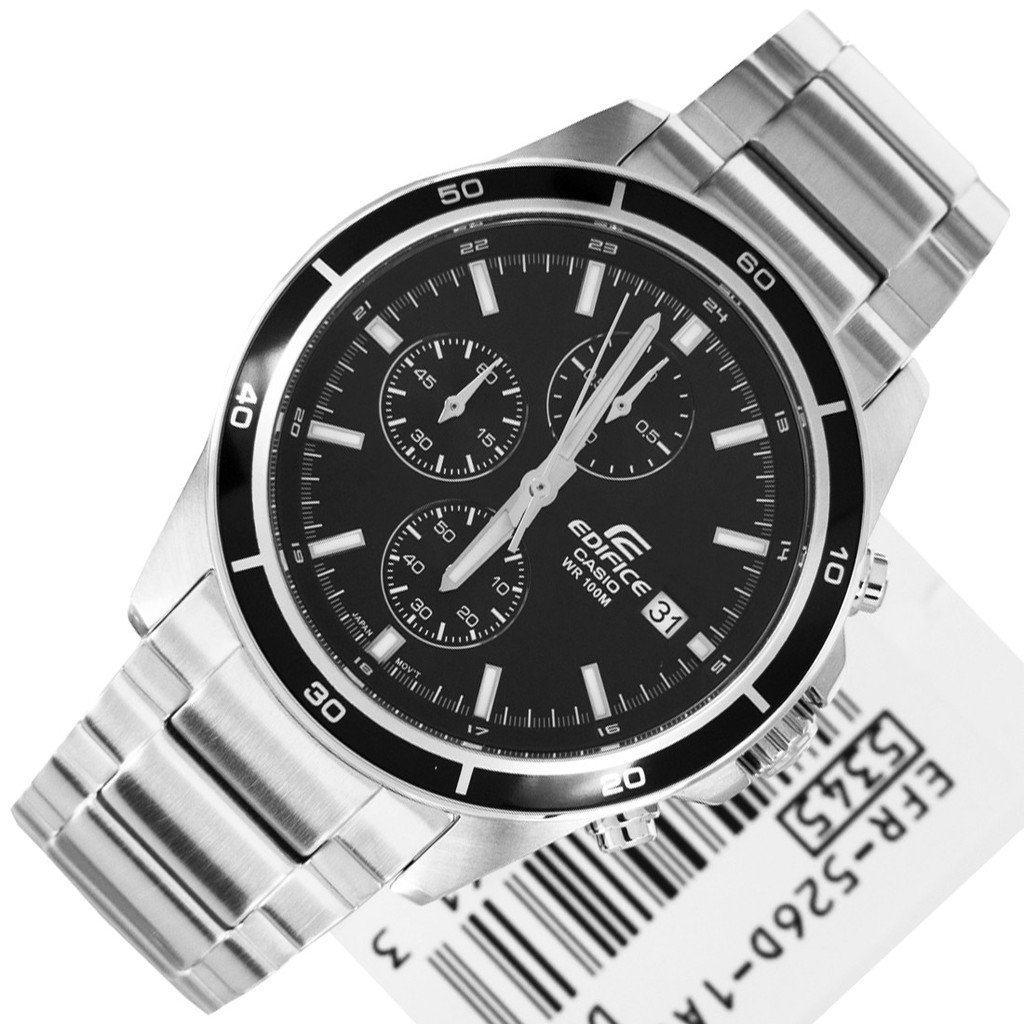 Đồng hồ nam Casio chính hãng EFR-526, dây kim loại