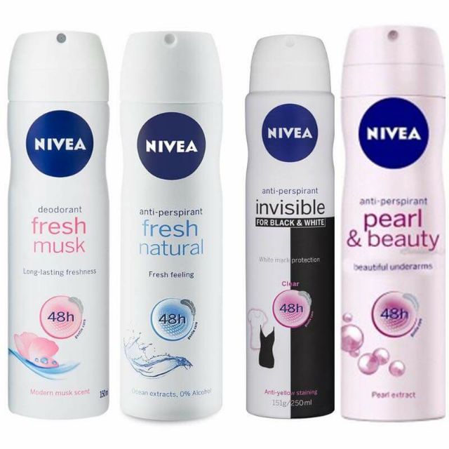 Xịt khử mùi nivea nữ 150ml