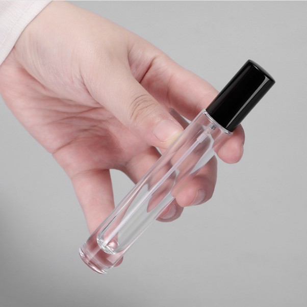 Chai đựng nước hoa thủy tinh tròn 10ml loại cao cấp, vỏ dày dạng phun sương