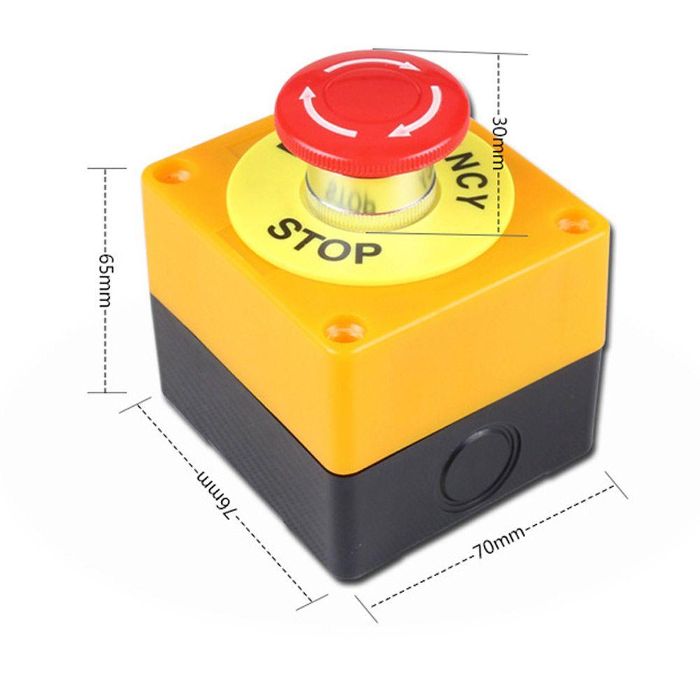 Lansel Công Tắc Dừng Khẩn Cấp AC 660V 10A Vỏ Nhựa Màu Đỏ