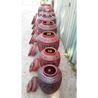 Chum sành ngâm rượu bát tràng 10l ,15l,20l,50l hàng cao cấp đắp nổi họa tiết trống đồng