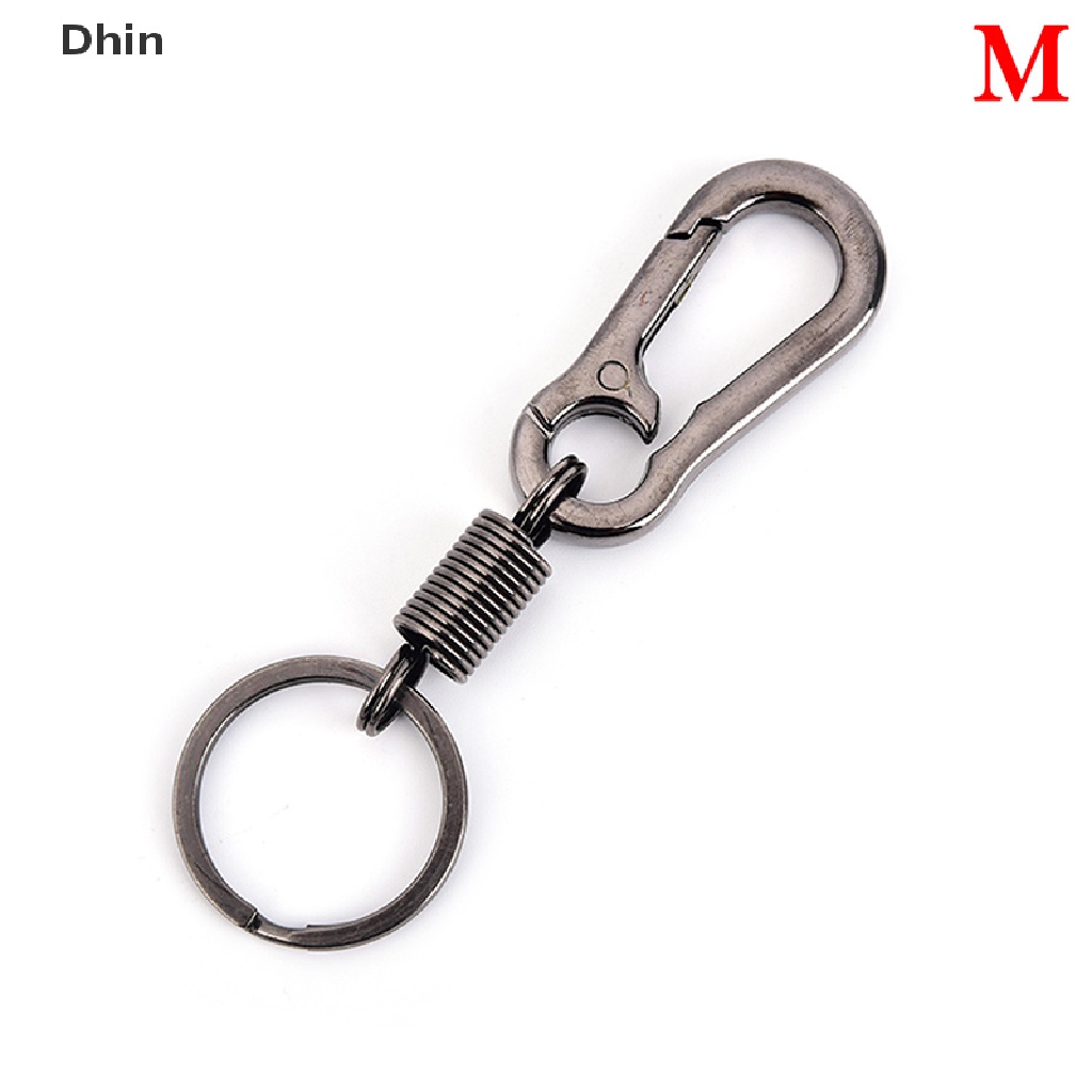 1 Móc Khóa Hình Hồ Lô Bằng Thép Không Gỉ Có Thể Thu Gọn Chống Thất Lạc