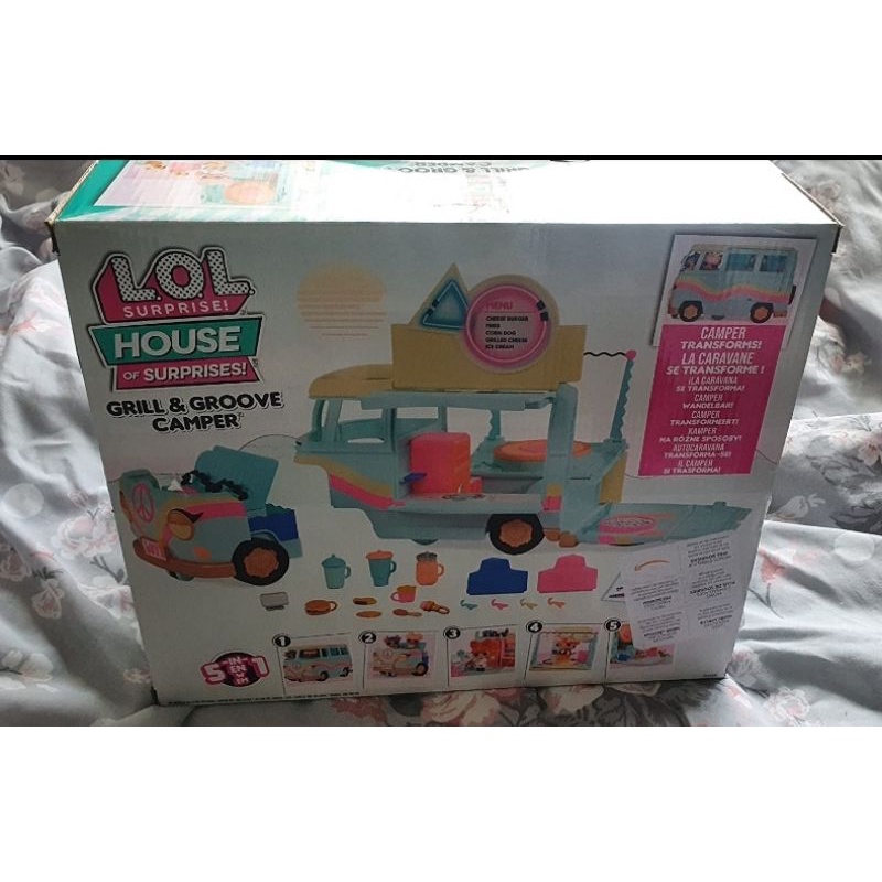 Xe cắm trại lol surprise grill Camper