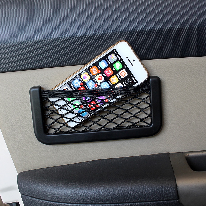 Túi Lưới Đựng Đồ Co Giãn Gắn Lưng Ghế Xe Hơi Tiện Dụng