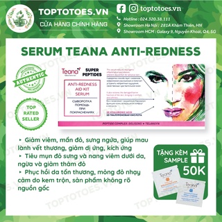 Serum Teana Super Peptides Anti-redness Aid Kit giảm sưng, mẩn đỏ, mụn