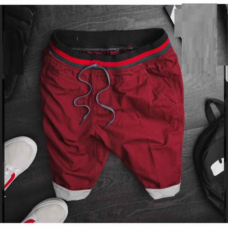 quần short kaki nam lưng thun vải mịn đẹp