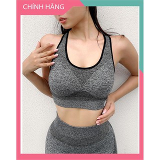 Áo bra tập gym chống sốc, áo tập gym nữ chống chảy xệ có lót ngực cao cấp
