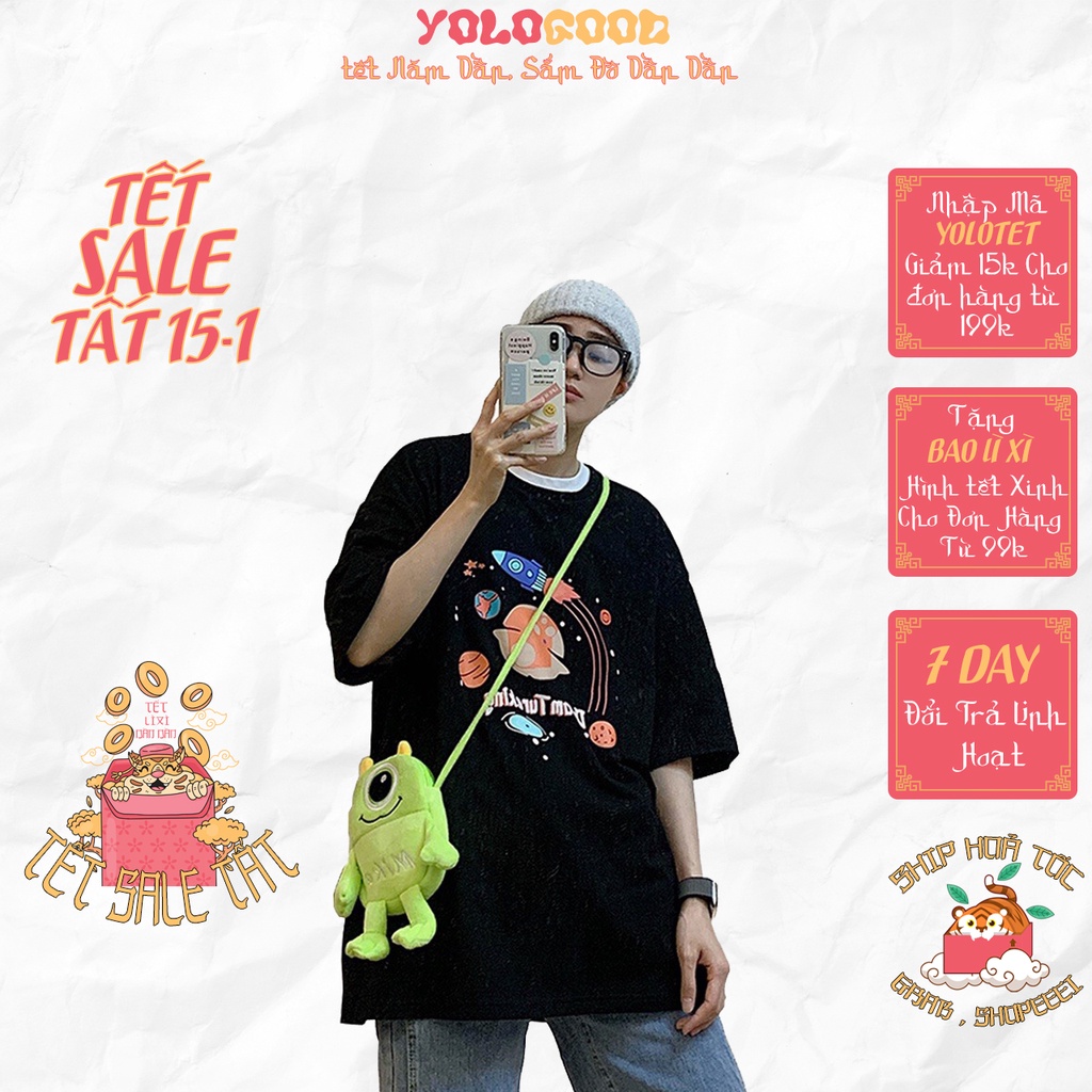 Áo thun tay lỡ  DREAM TUREKING   phông Unisex nam nữ tee oversize form rộng pull Ulzzang Streetwear Hàn Quốc vải mềm