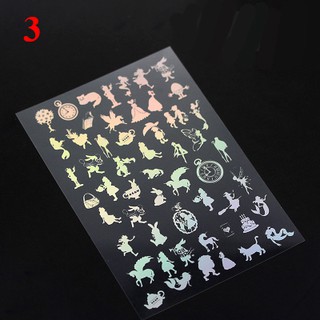 sticke lấp lánh 7 màu