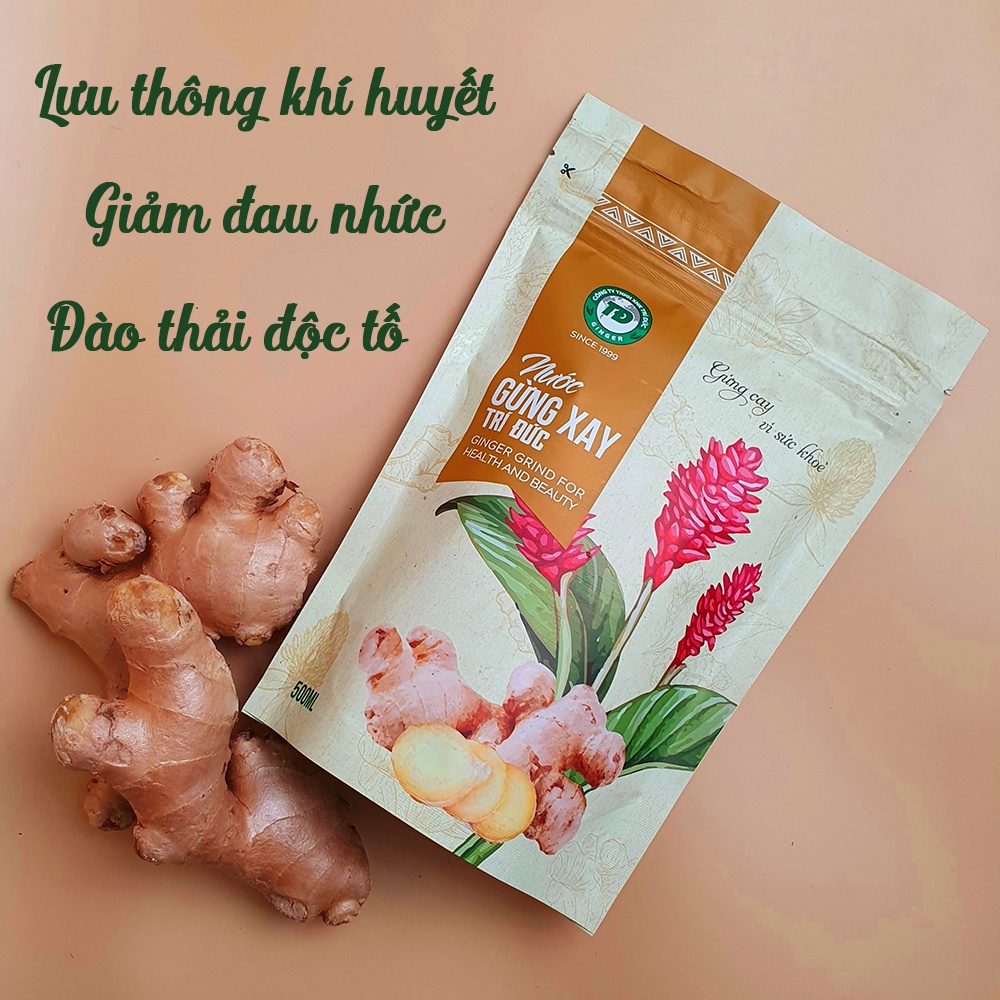 Nước Cốt gừng xay dùng để tắm bé, hoặc ngâm chân (500ml)