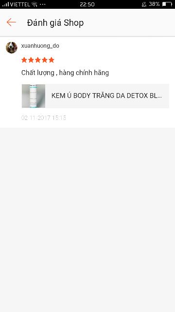 REVIEW Sản phẩm tắm ủ DETOX BLANC