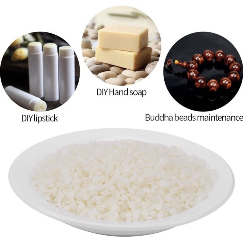 Sáp ong trắng -nguyên liệu làm son dưỡng handmade - làm nến beeswax