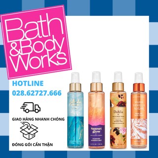 [Đủ Mùi Size Vừa] Xịt Nhũ Bath And Body Works Diamond Shimmer Body Mist (145ml)