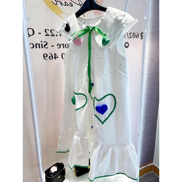 ĐẦM ĐI CHƠI BABYDOLL GẮN TIM NỔI DỄ THƯƠNG - SP000110